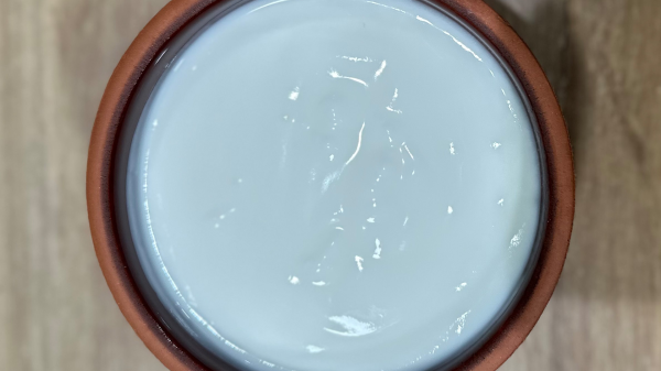 صوص اللبن بالطحينة