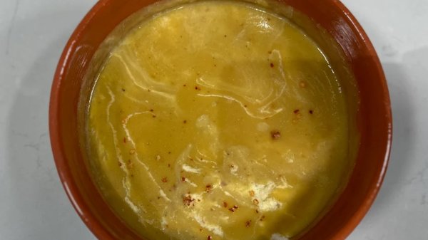 شوربة البطاطا الحلوة