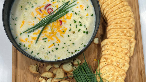 شوربة الذرة والبطاطا