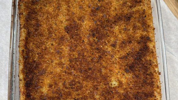 صينية بطاطا بلحمة العجل