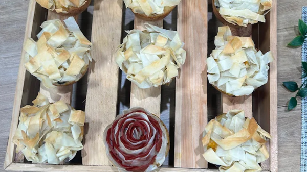 كب كيك مالح مع الكلاج