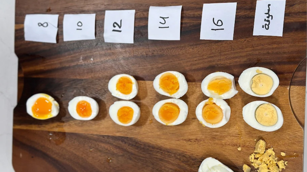 بيض مش مسلوق