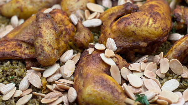 فريكة مع الدجاج