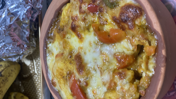 فخارة الدجاج بالخضار فخارة الدجاج بالخضار