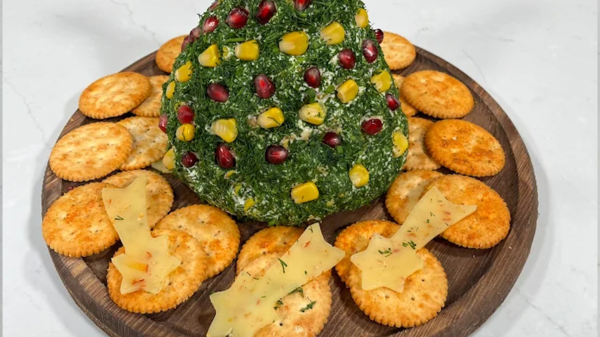 شجرة كريسماس بالدجاج شجرة كريسماس بالدجاج