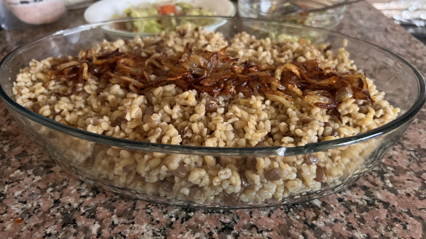 مجدرة بالبرغل مجدرة بالبرغل